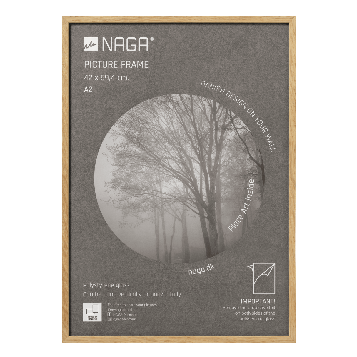 Oak picture frame a2 17059.png