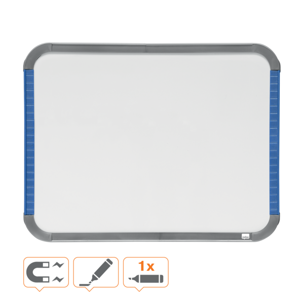 WB tavle Slim lakeret 22x28cm hvid