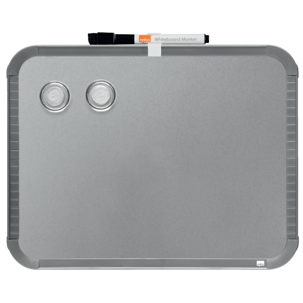WB tavle Slim lakeret 28x22cm sølv