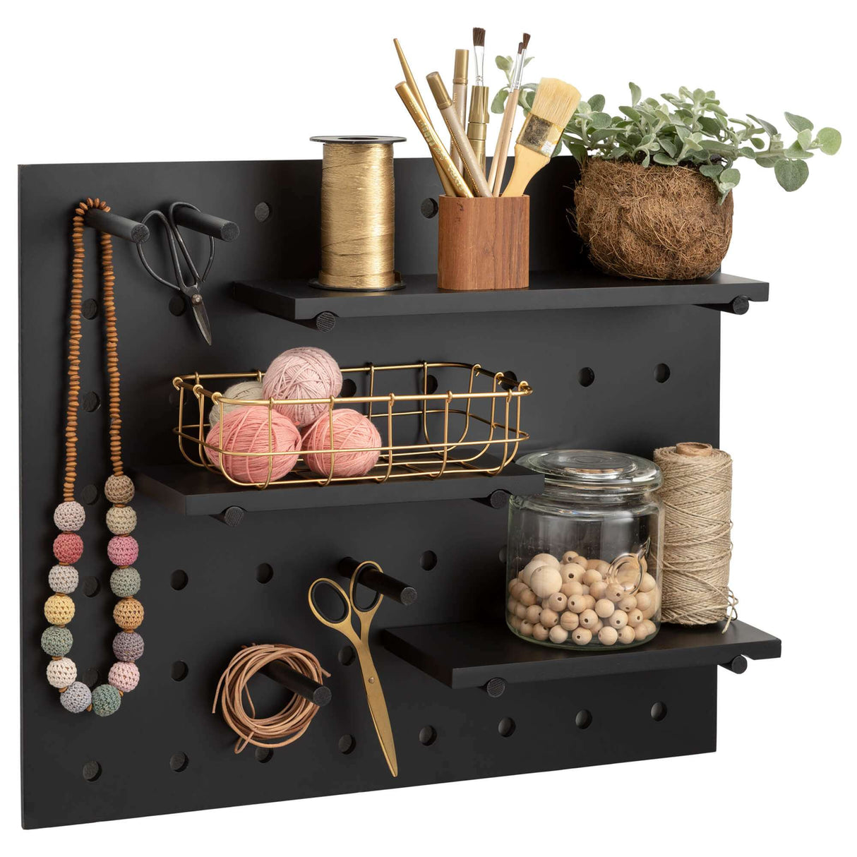 Organizer tavle | 50 x 60 cm. Organizer tavle, Sort | Officely