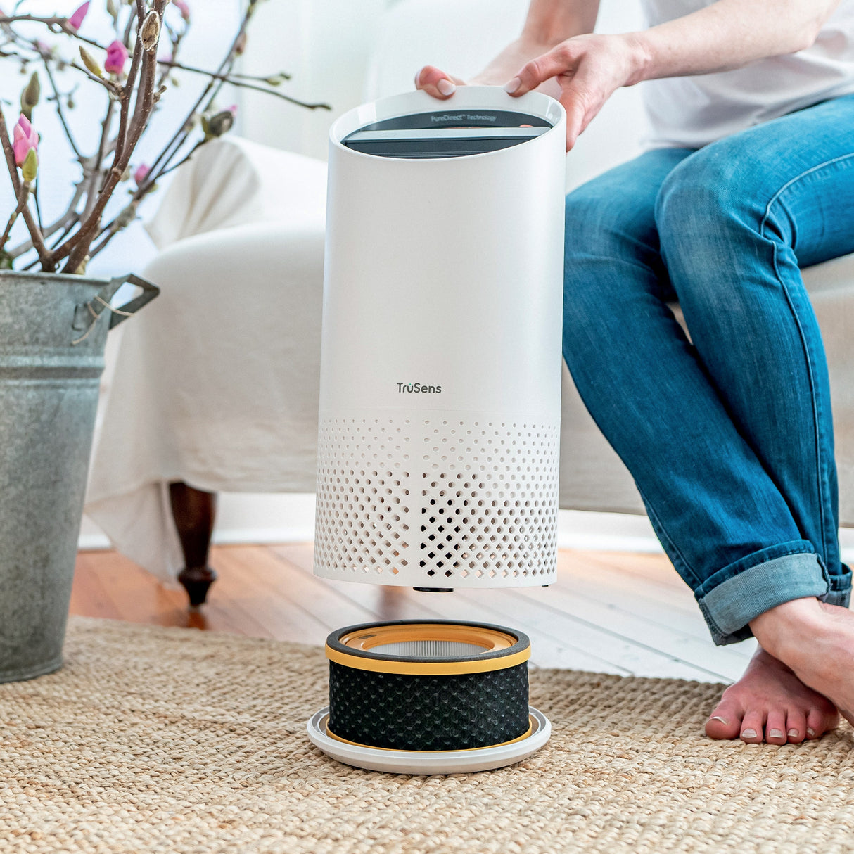 HEPA tromlefilter lugt&VOC TruSens Small