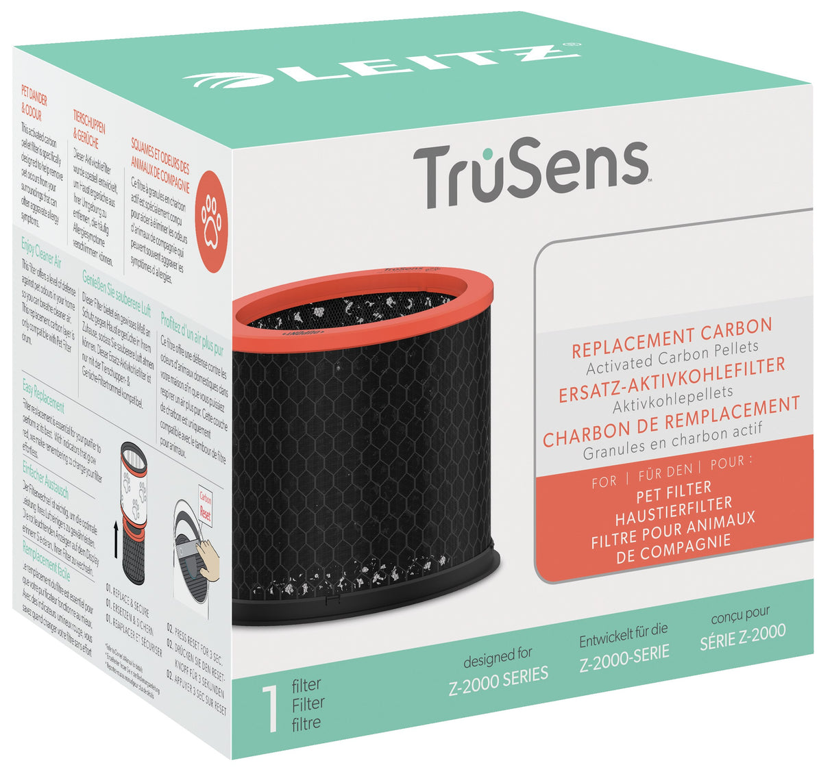 Kulfilter kæledyr TruSens Medium