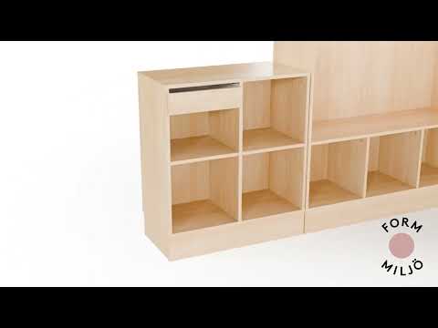 Ståbord Stig model B uden klap, birkelaminat