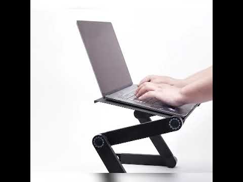 Laptopbord Easy Sort, sammenklappelig