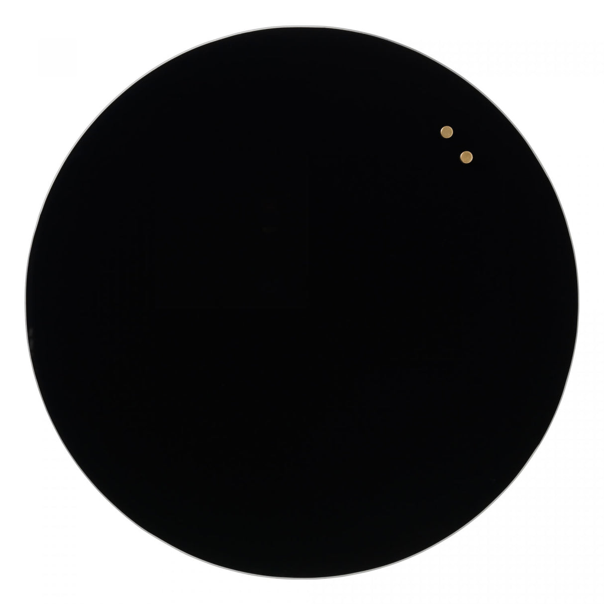 Cirkel 45 cm. Sort Magnetisk glastavle