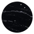 35 cm sort marmor tavle | Cirkel 35 cm. Sort marmor Magnetisk glastavle  | Officely