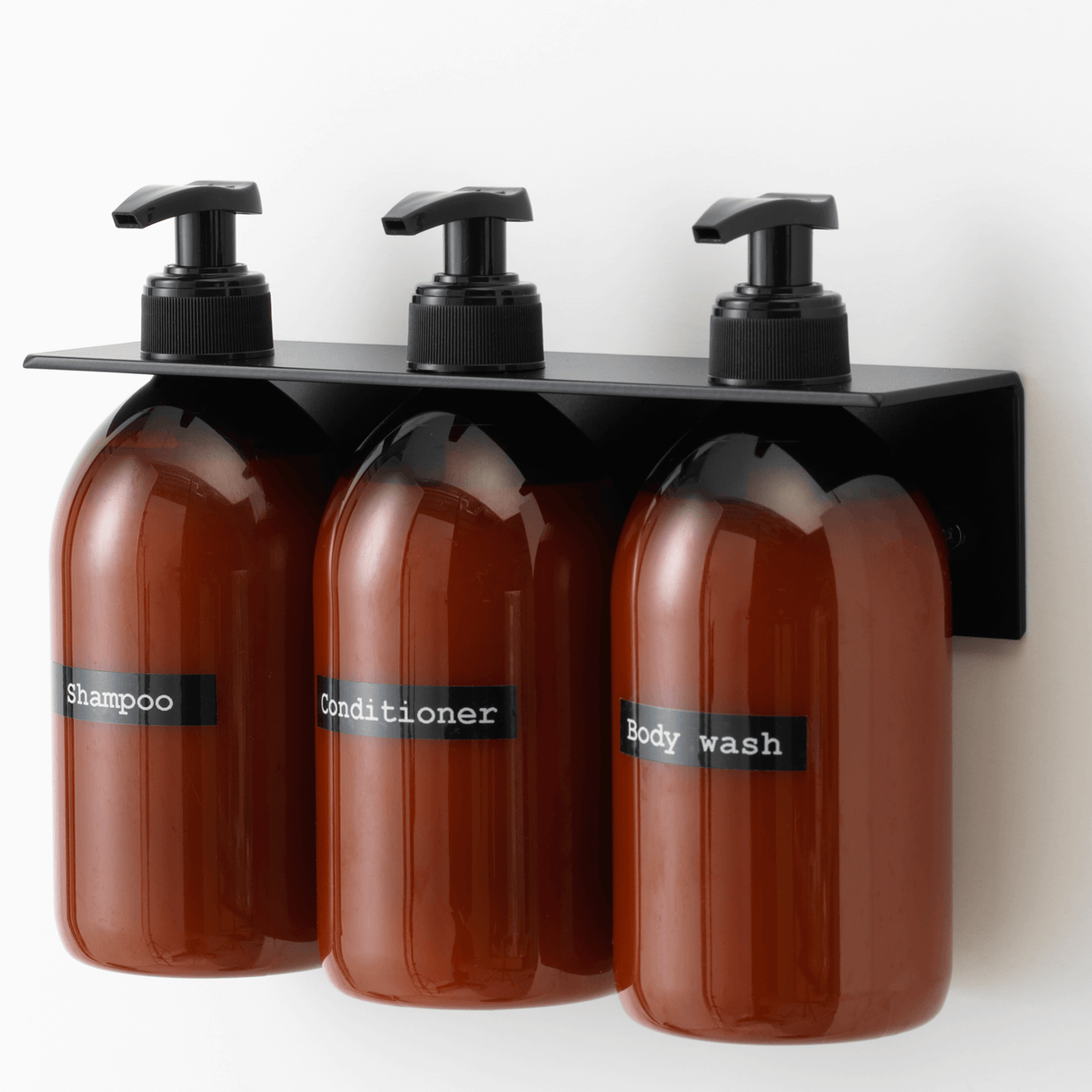 Black shampoo holder 3 pcs shampoo 71775.png