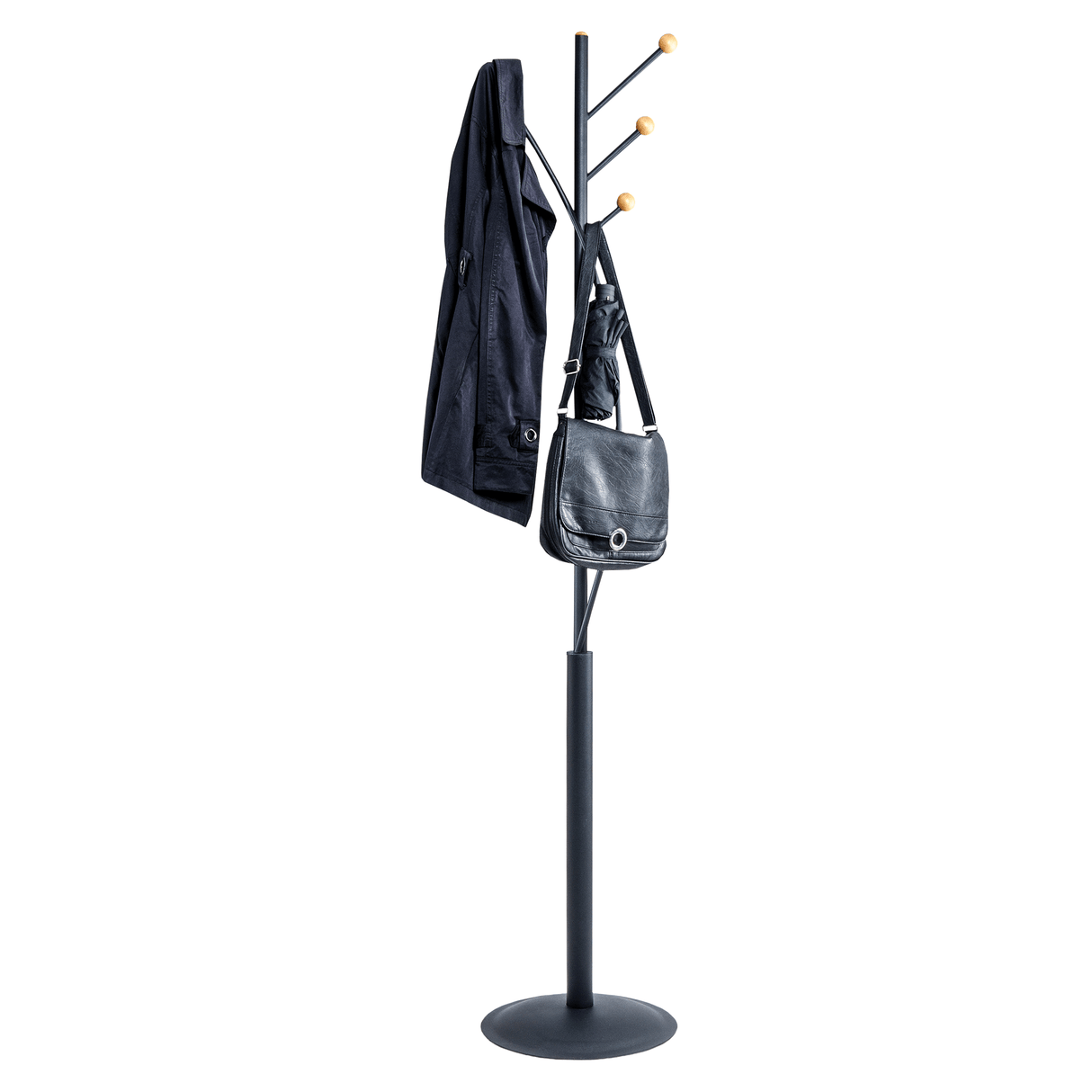 Coat stand black metal decoration- 71695.png
