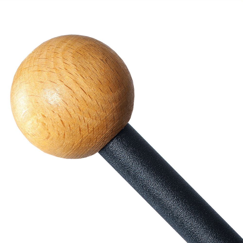 Coat stand black metal wood dots detail 71695.png