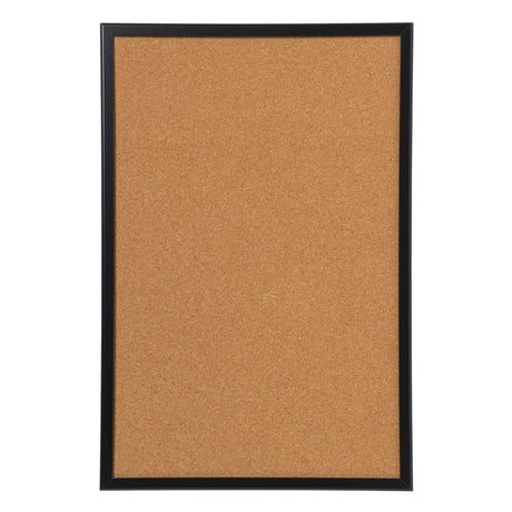 Kork opslagstavle med sort ramme | 60 x 40 cm. Kork opslagstavle med sort ramme  | Officely