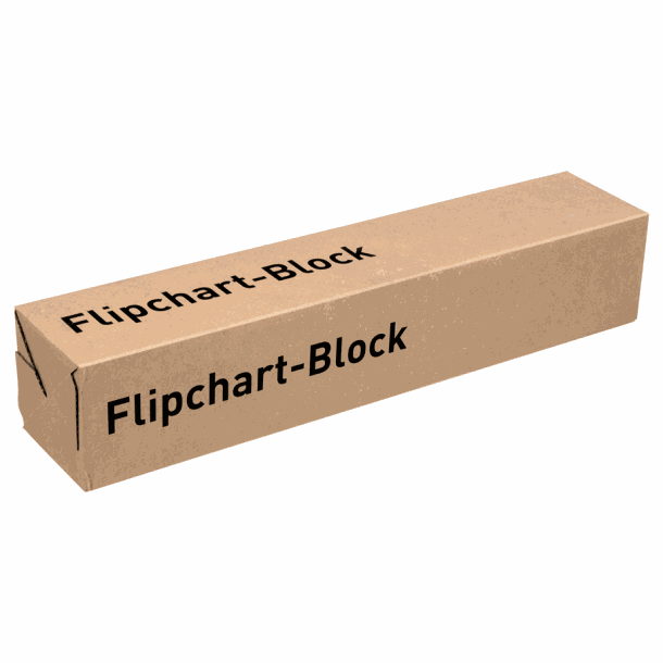 Kvadreret flipoverblok | Flipoverblok, 68 x 93cm kvadreret og blank | Officely