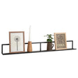 Sort galleri hylde | 90 cm. Gallerihylde, Sort metal  | Officely