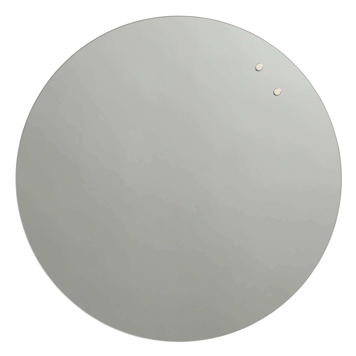 Grafit spejl rundt | Cirkel 45 cm. Grafit tonet Spejl / Magnetisk glastavle  | Officely