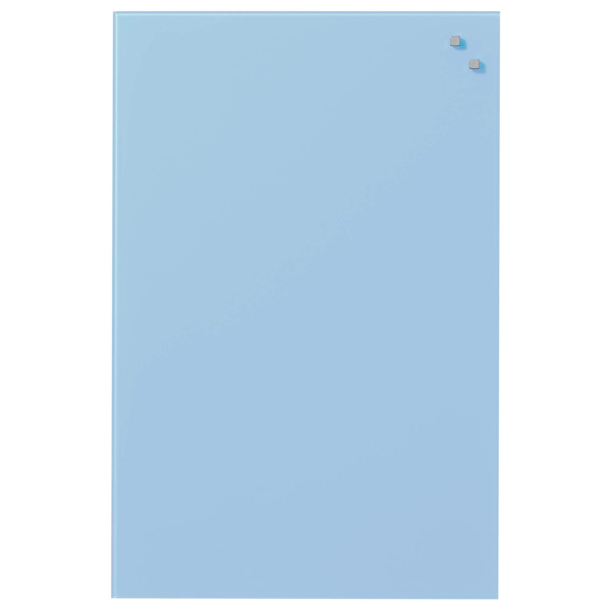 40 x 60 cm. Lyseblå Magnetisk glastavle