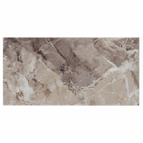 Beige stænkplade 100 x 50 | 100 x 50 cm. Beige Marmor Magnetisk Stænkplade  | Officely