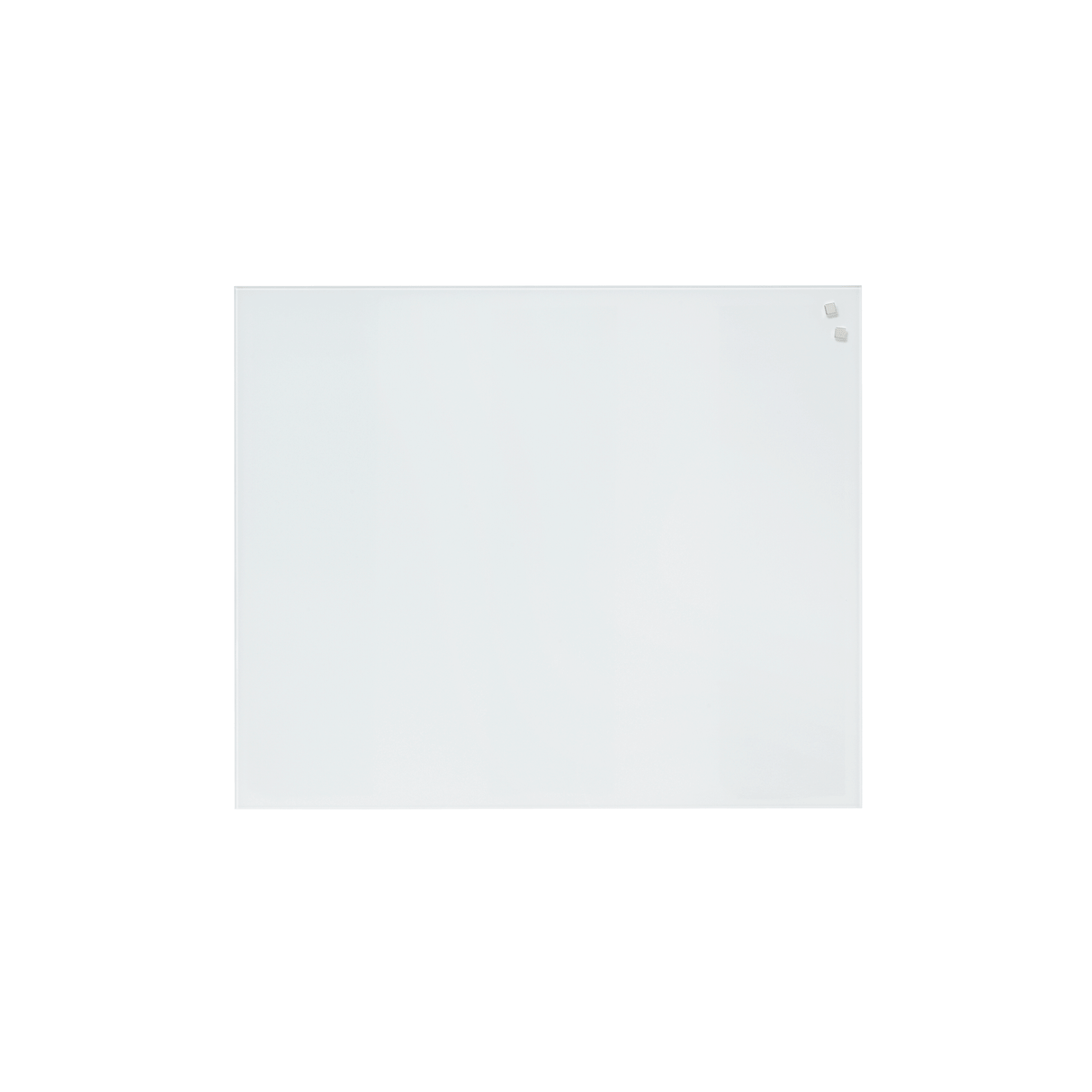 60 x 65 cm. PURE White Magnetisk Stænkplade