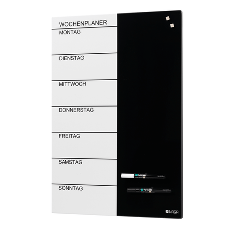 Magnetic steel week planner board germam 60x40 12214.png