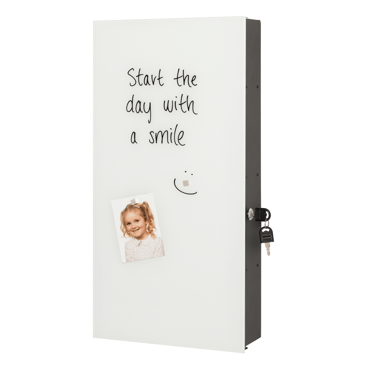 Medicine cabinet magnetic white glass 15702.png