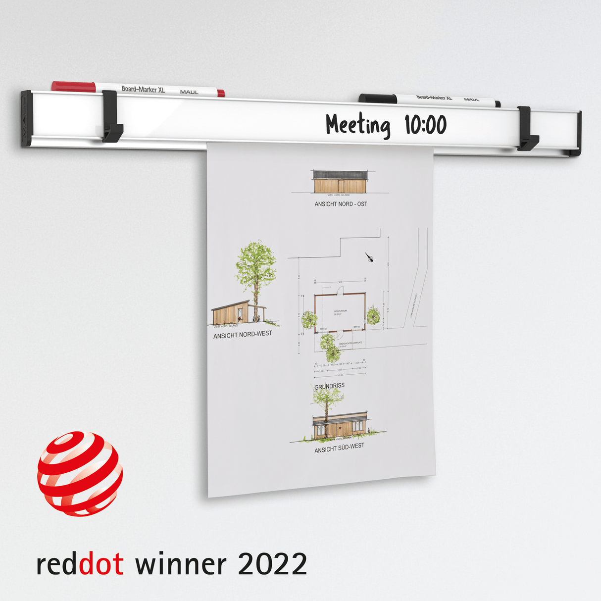 Multifunktionel klemmeskinne / tavle