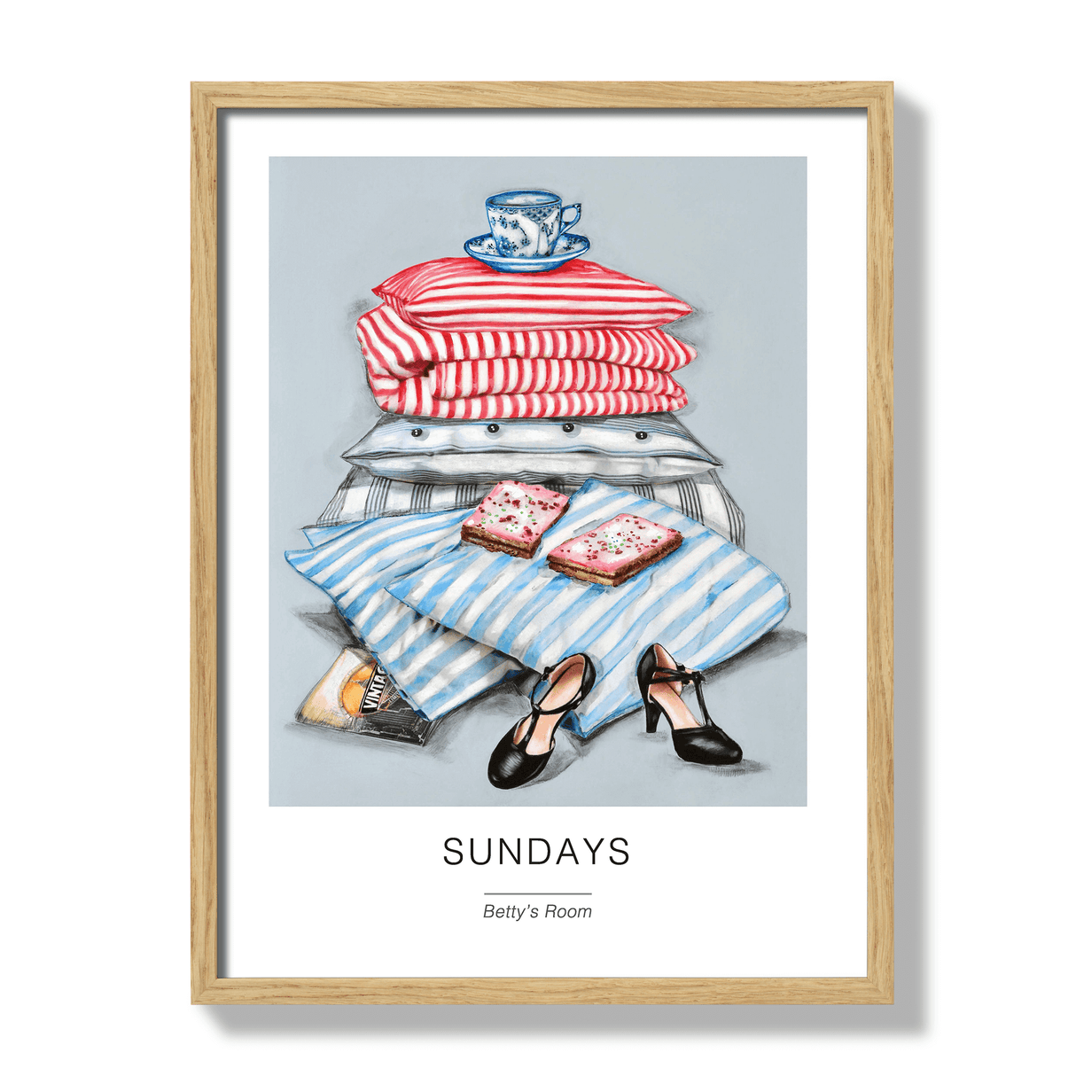 Poster sundays 30x40cm oak frame 17112.png
