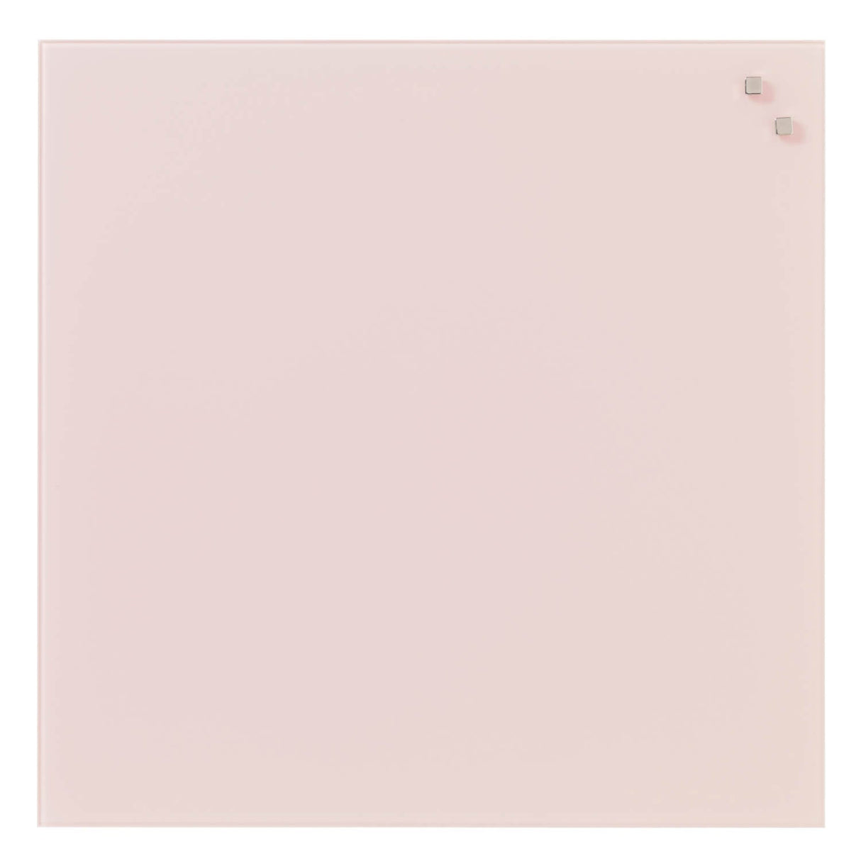 Pudderfarvet glastavle 45 x 45 | 45 x 45 cm. Pudder Magnetisk Glastavle  | Officely