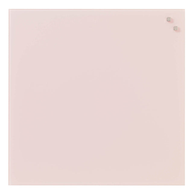 Pudderfarvet glastavle 45 x 45 | 45 x 45 cm. Pudder Magnetisk Glastavle  | Officely