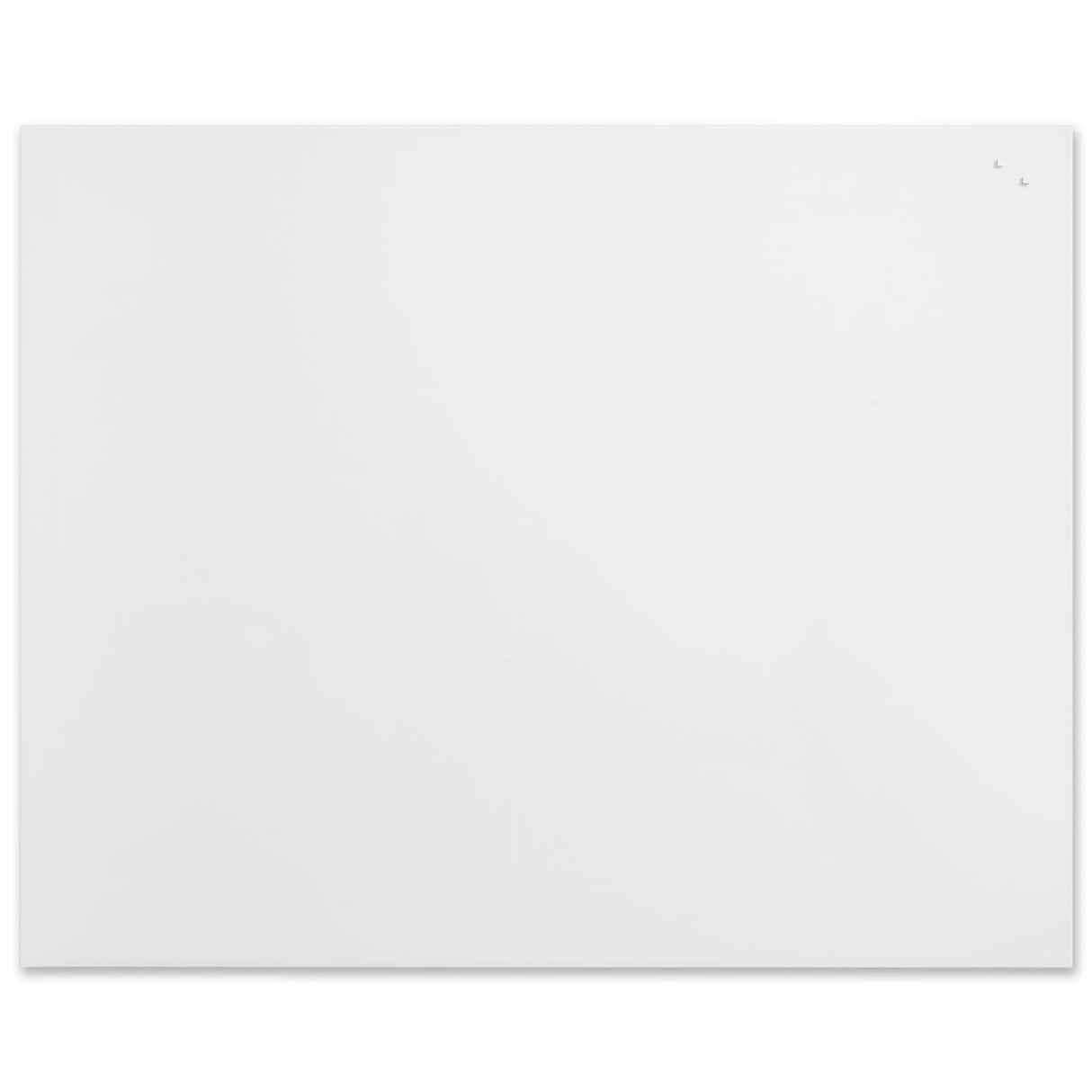 150 x 120 cm. PURE White Magnetisk Glastavle