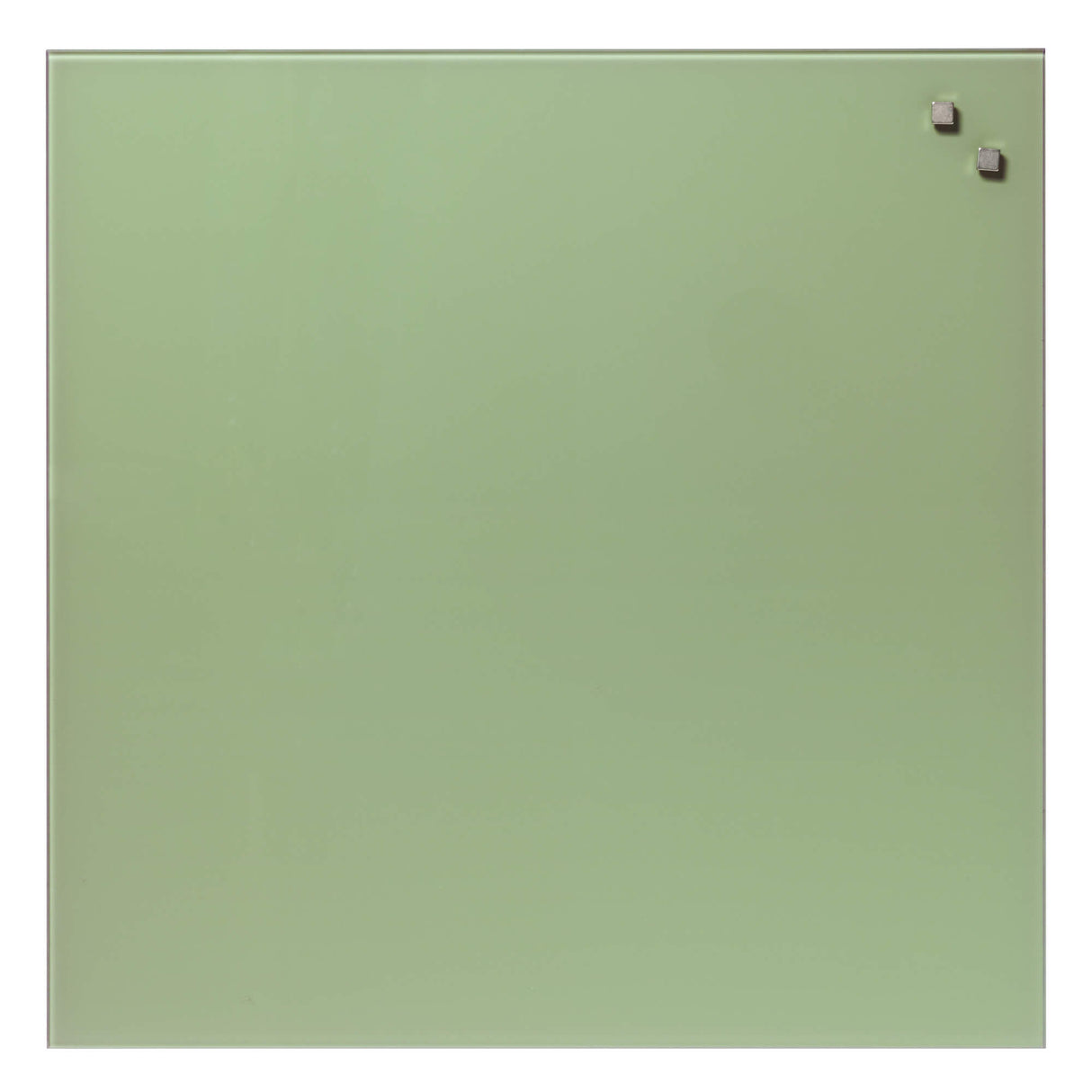 45 x 45 cm. Retro grøn Magnetisk Glastavle