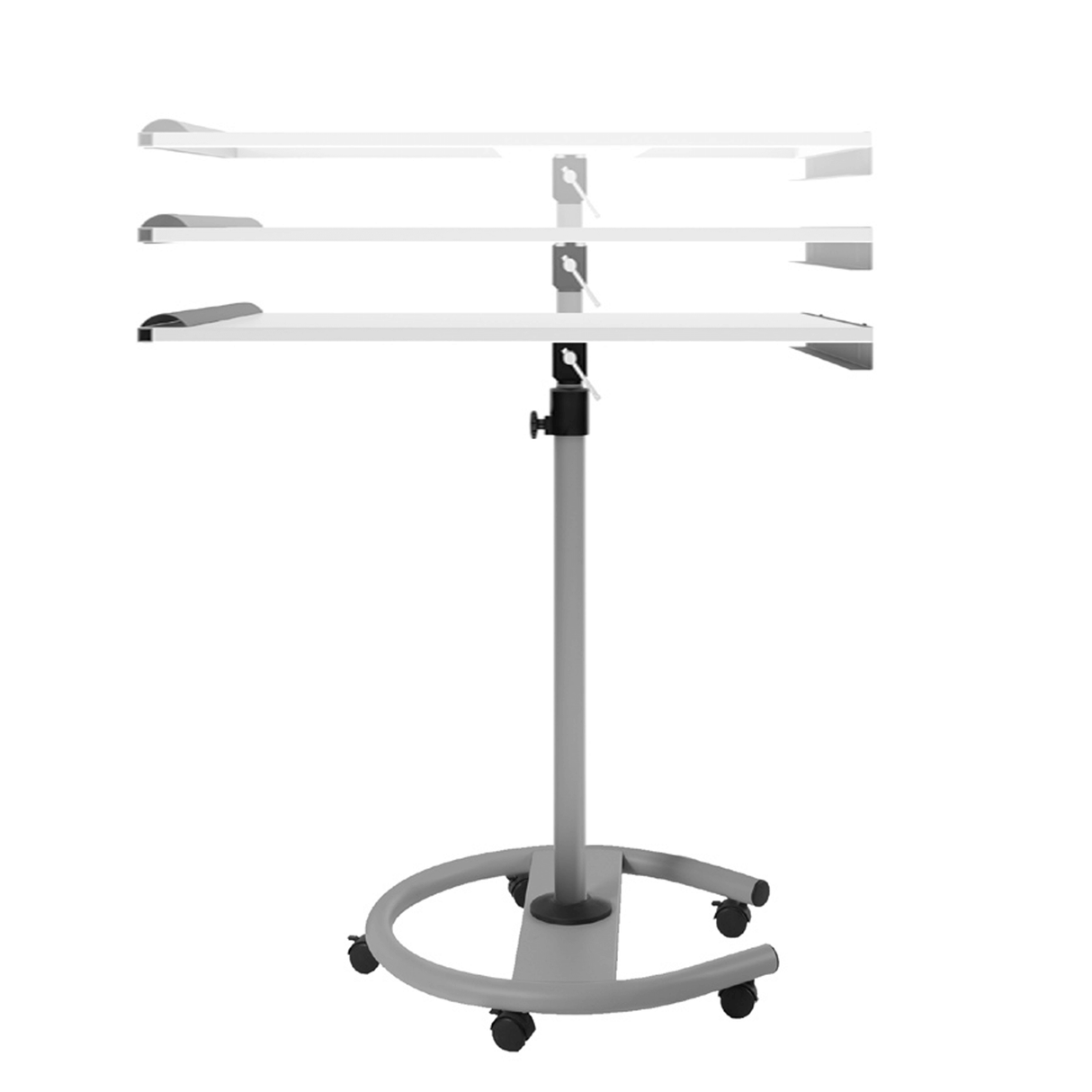 Rocada 360º mobil flipchart whiteboard og bord i et