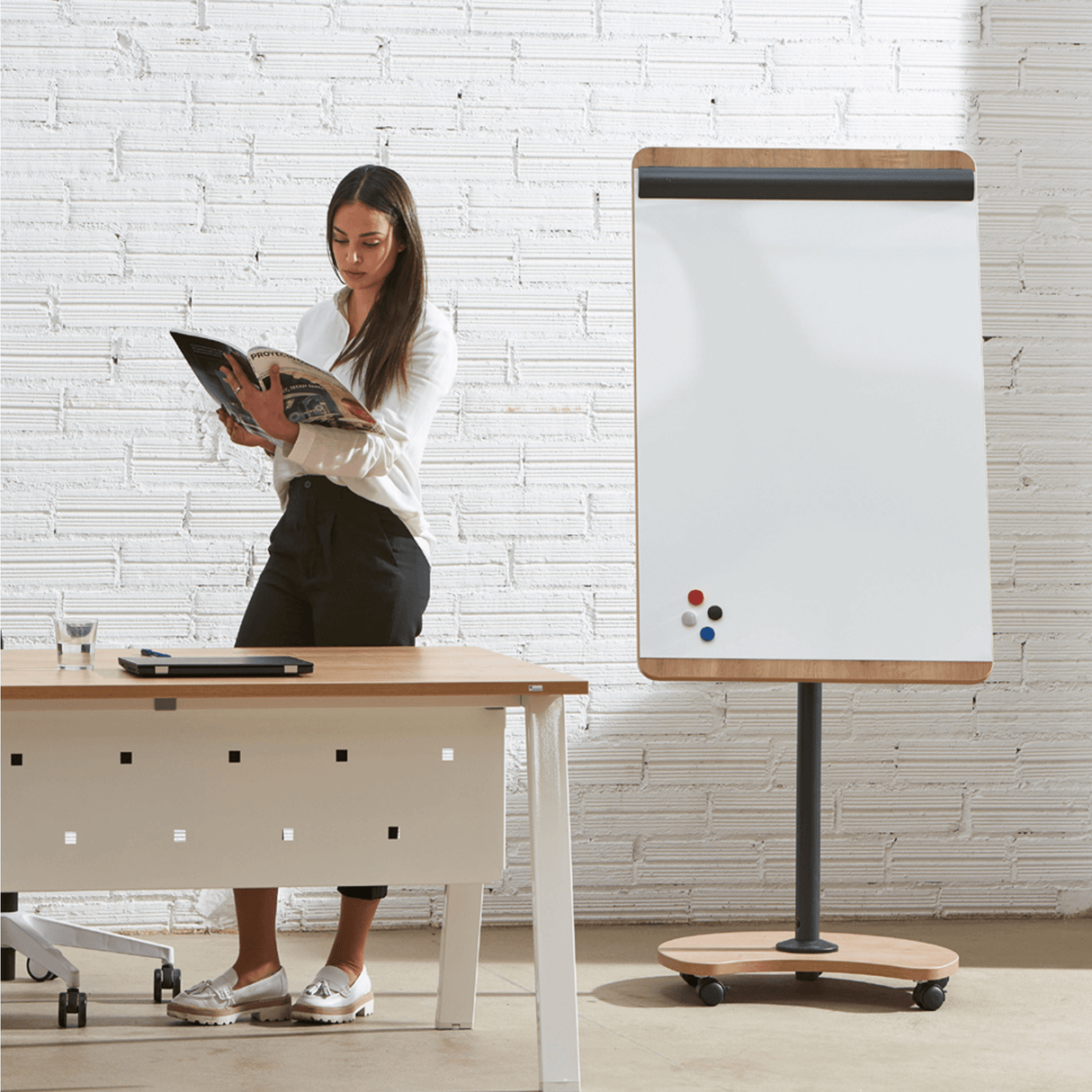 Rocada Natur mobil flipchart whiteboard