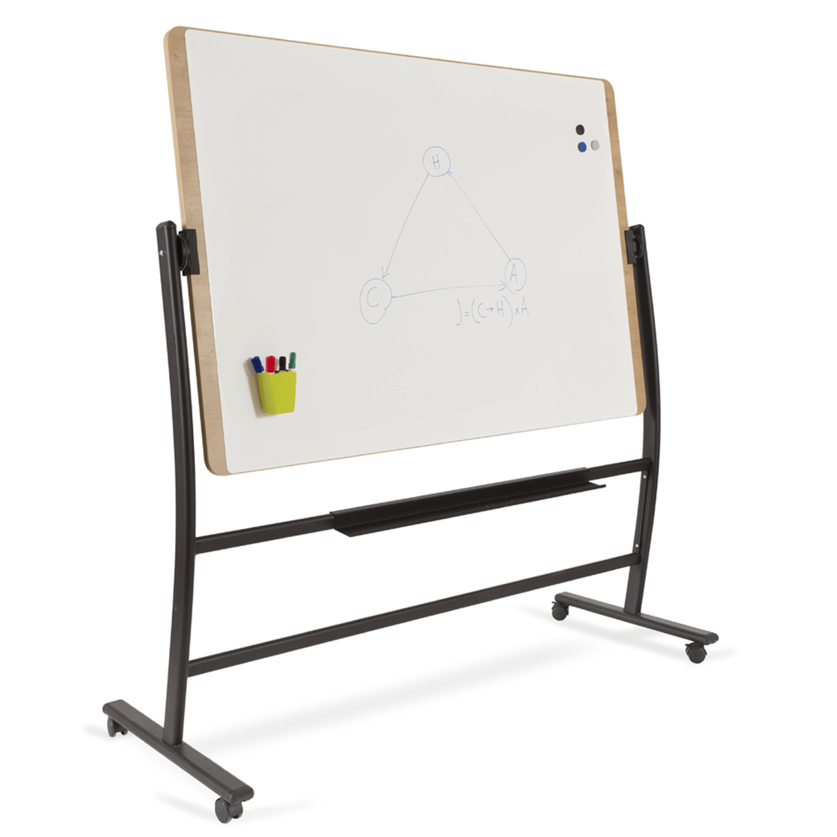 Rocada Natur 360º dobbeltsidet mobil whiteboard
