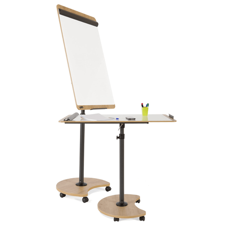 Rocada natur mobil flipchart table whiteboard 14408.png