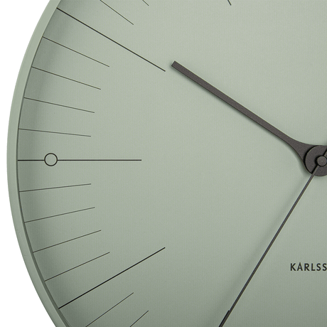 Wall clock grey green close 80008.png