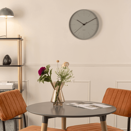 Wall clock grey green inspiration 80008.png