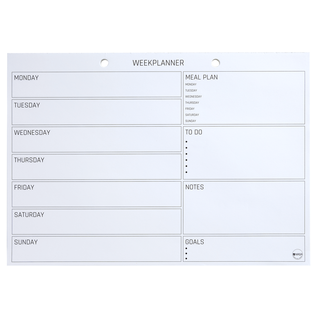 Week planner pad a4 12917.png
