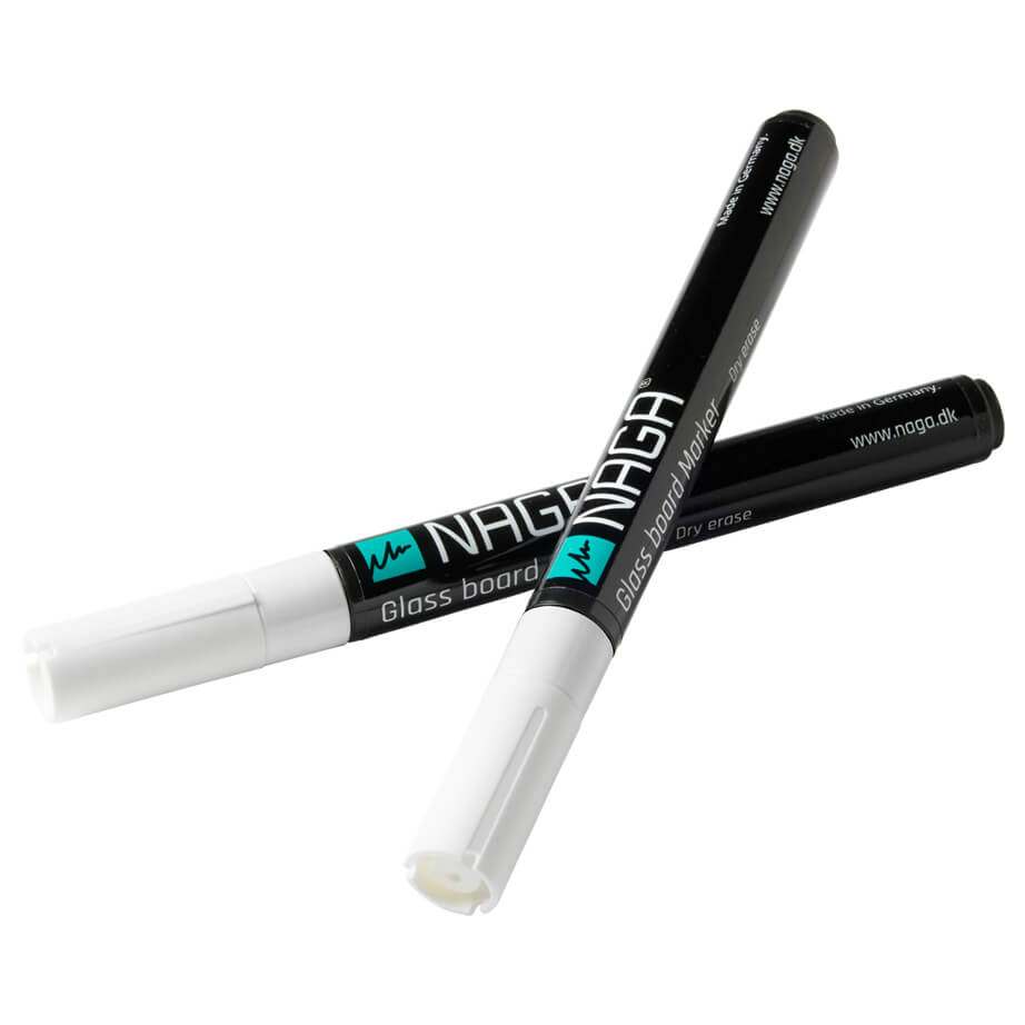 Hvid pen til glastavle | 2 mm. Hvid Glastavle marker, Dry erase | Officely