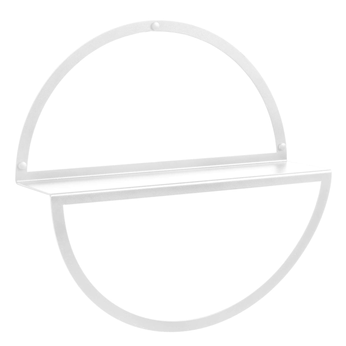 Cirkel hylde hvid metal | 35 cm, Cirkel hylde, Hvid metal | Officely