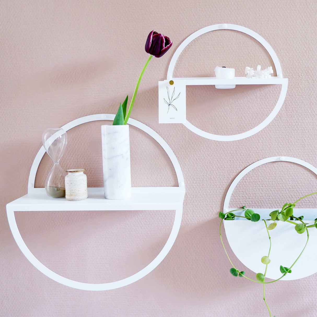 White metal circle shelf decoration1.jpg