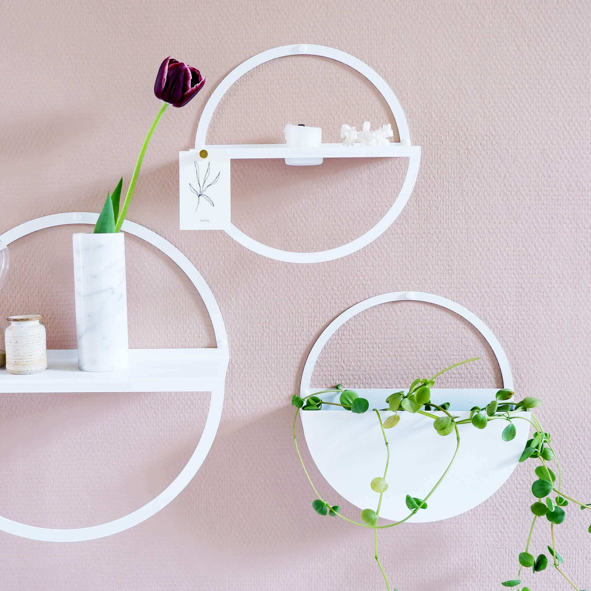 White metal circle shelf decoration.jpg