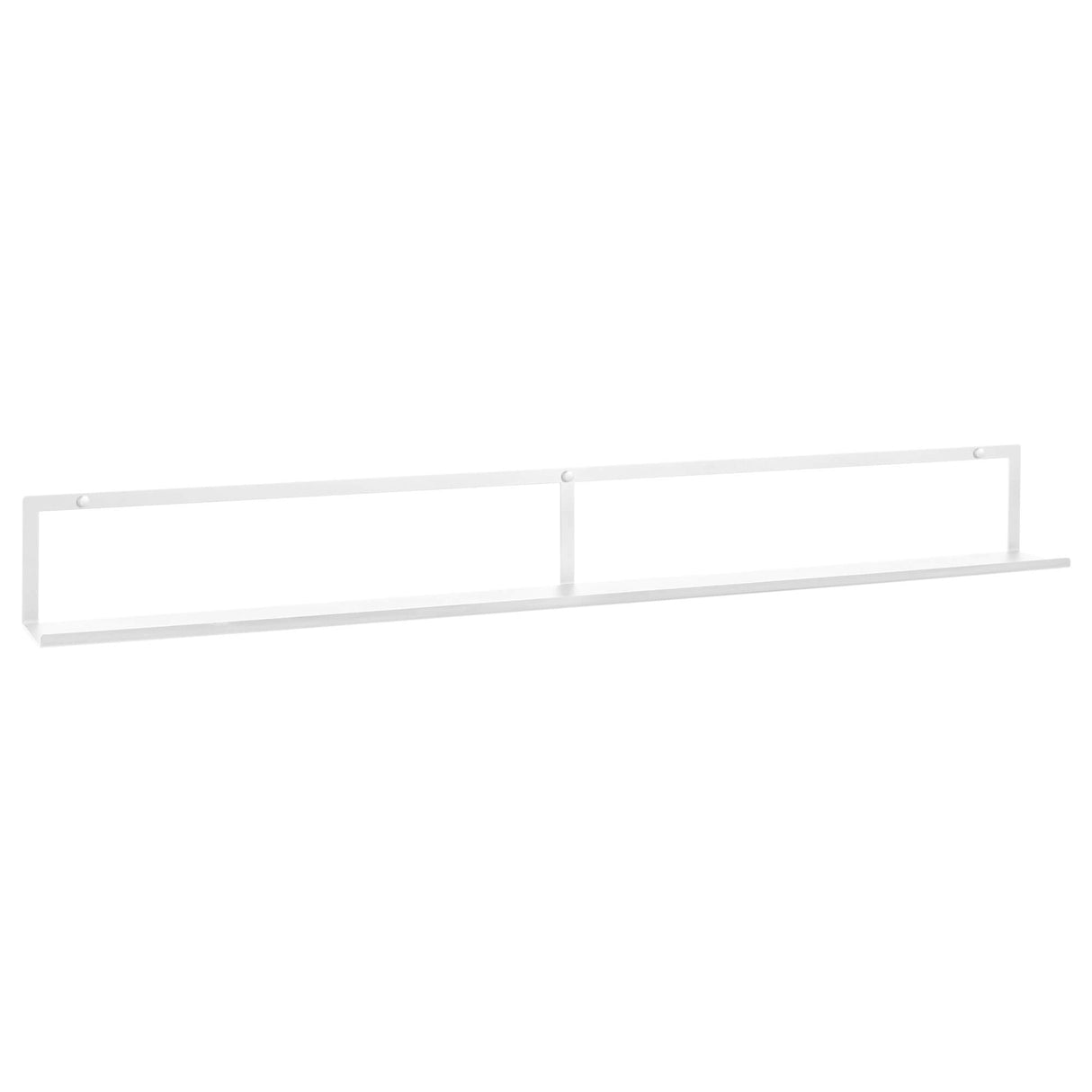 Hvid gallerihylde | 90 cm. Gallerihylde, Hvid metal | Officely