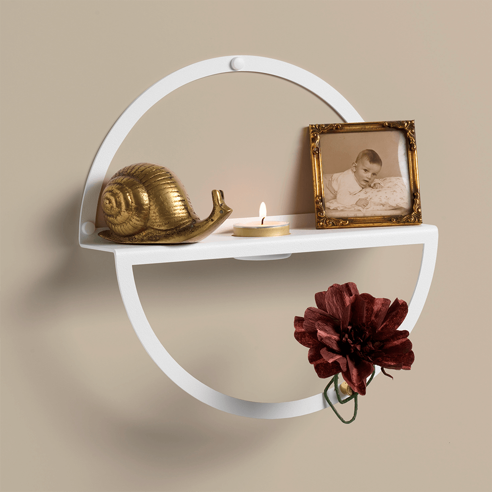 White metal tealight circle shelf decoration.png