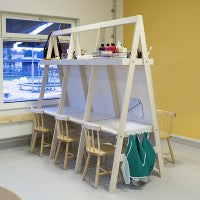 Maler staffeli Zinket, 2 moduler