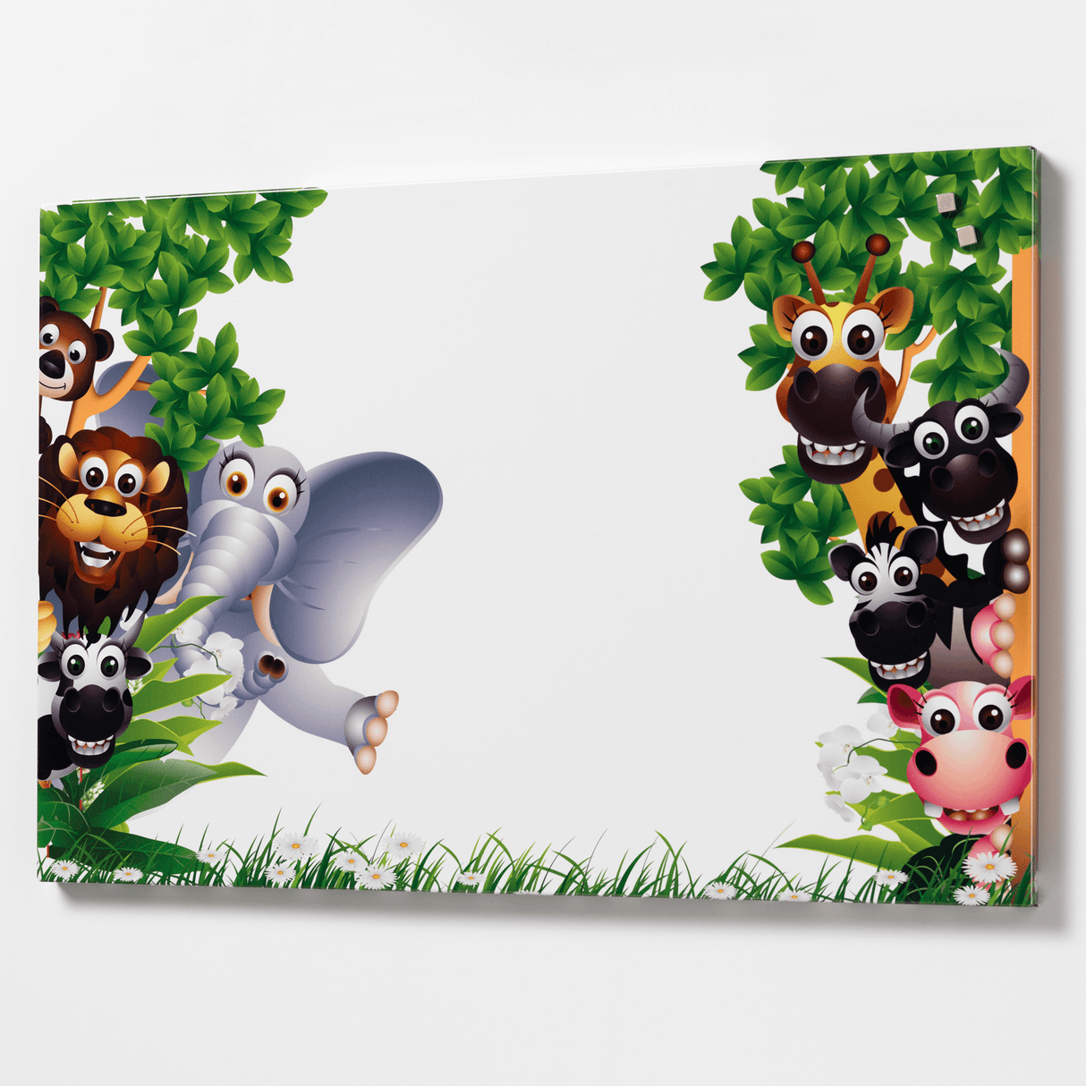 Magnetisk Ståltavle 60 x 40 cm. Zoo