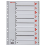 Register PP A4 1-10 grå