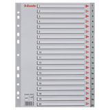 Register PP A4 1-20 grå