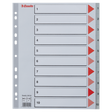 Register PP A4 maxi 1-10 grå