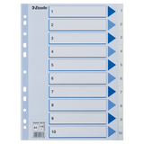 Register PP A4 1-10 hvid