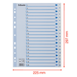 Register PP A4 1-20 hvid