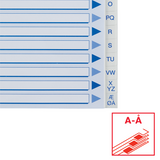 Register PP A4 Maxi A-Å hvid