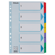 Register Mylar karton A4 1-5